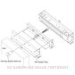 FSHFEM3500M SLIM STD SINGLE MON MAG LOCK INCL ANTI-T/PLATE