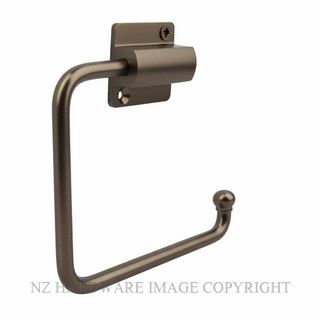 DRAKE & WRIGLEY 1666 FB BRASS TOILET ROLL HOLDER ELECTRO BRONZE