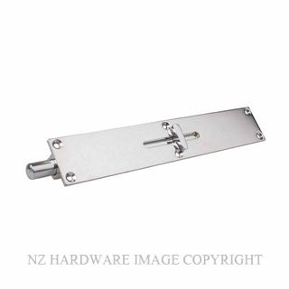 DRAKE & WRIGLEY 1672 CP LONG THROW SLIDE BOLT CHROME PLATE