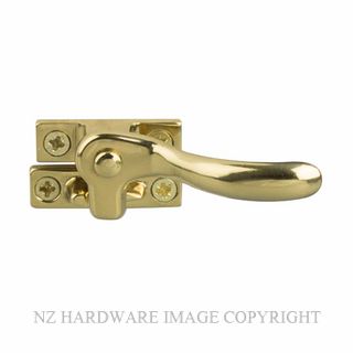 DRAKE & WRIGLEY 133WR PB SPLIT RAIL FASTENER RH POLISHED BRASS