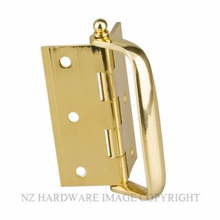 DRAKE & WRIGLEY 4508 HINGE & HANDLE 78X64 POLISHED BRASS