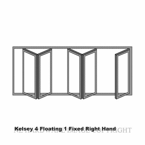 DRAKE & WRIGLEY KELSEY 4 FLOATING 1 FIXED RIGHT HAND