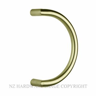 DRAKE & WRIGLEY 1606 482MM O/A 450MM CENTRES PULL HANDLES (SINGLE) POLISHED BRASS