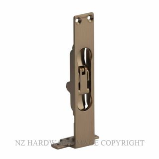 DRAKE & WRIGLEY 1240W WIDE MOUNT FLUSH BOLT FLORENTINE BRONZE