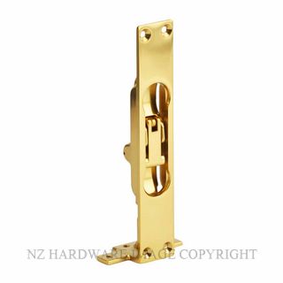 DRAKE & WRIGLEY 1240W WIDE MOUNT FLUSH BOLT POLISHED BRASS