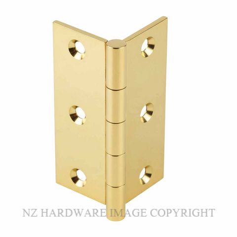 DRAKE & WRIGLEY 4506 PB FP FIXED PIN HINGE 78X64MM POLISHED BRASS
