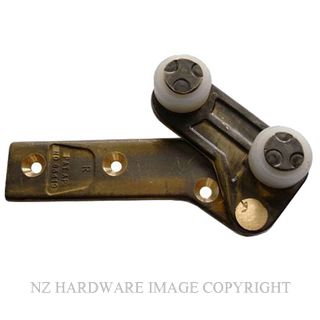 DRAKE & WRIGLEY 4520 LEFT HAND 25MM TOP ROLLER NATURAL BRASS