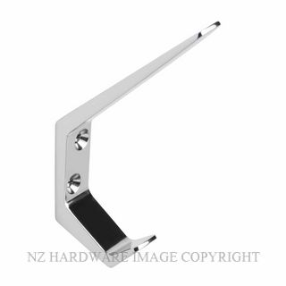 DRAKE & WRIGLEY 1662 CP HAT & COAT HOOK CHROME PLATE