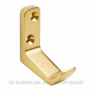 DRAKE & WRIGLEY 1664 PB COAT HOOK POLISHED BRASS