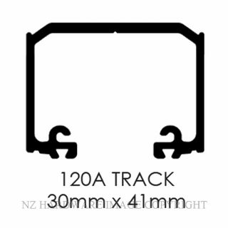 BRIO 120A-A20 TRACK ALUMINIUM ANOD 2000MM ANODISED ALUMINIUM