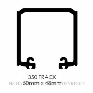 BRIO 350 TOP TRACK ANODISED ALUMINIUM