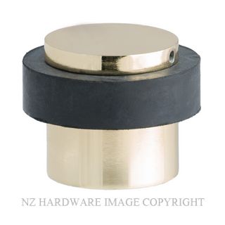 DRAKE & WRIGLEY 1087 DOOR STOP 1 PIECE POLISHED BRASS