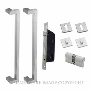 SCHLAGE SRS11-625SSS ANDOR ENTRANCE PULL WITH MORT-LOCK CYL TURNS SATIN STAINLESS