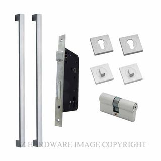 SCHLAGE SRS19-800SSS VERTA ENTRANCE PULL WITH MORT-LOCK CYL TURNS SATIN STAINLESS