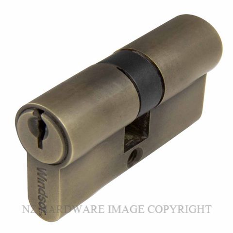 WINDSOR 1121 - 1147 RB EURO DOUBLE KEYED CYLINDERS ROMAN BRASS
