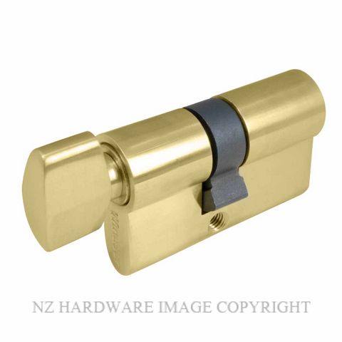 WINDSOR 1122 - 1225 UB EURO KEY & TURN CYLINDERS UNLACQUERED BRASS