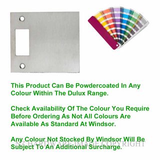 WINDSOR 1163 PC 80MM ASTRON EXTENDED STRIKE POWDERCOAT