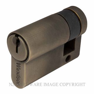 WINDSOR 1133 RB 30MM EURO SINGLE CYLINDER - KEY ROMAN BRASS