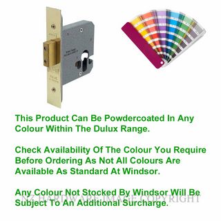 WINDSOR 1135 PC EURO DEADBOLT 57MM BACKSET (78MM CASE) POWDER COAT