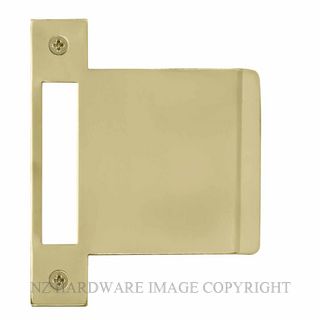 WINDSOR 1165 PB EXT STRIKE FOR 3 LEVER & BATHROOM LOCKS POLISHED BRASS