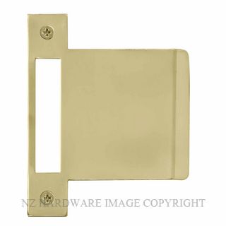 WINDSOR 1165 UB EXT STRIKE FOR 3 LVR & BATHROOM LKS UNLACQUERED BRASS