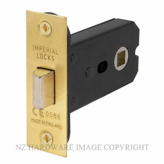 WINDSOR 1112 UB HEAVY DUTY MORTICE LCH 57MM BACKSET UNLACQUERED BRASS