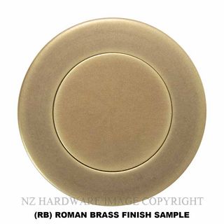 WINDSOR 1182 RB DOUBLE TURN LOCK ROUND 57MM ROMAN BRASS