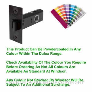 WINDSOR 1106 PC 45MM TUBULAR LATCH POWDER COAT