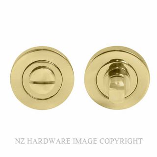 WINDSOR 8188 UB PRIVACY TURN & RELEASE - 50MM ROSE UNLACQUERED BRASS