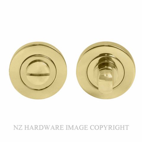 WINDSOR 8188 UB PRIVACY TURN & RELEASE - 50MM ROSE UNLACQUERED BRASS