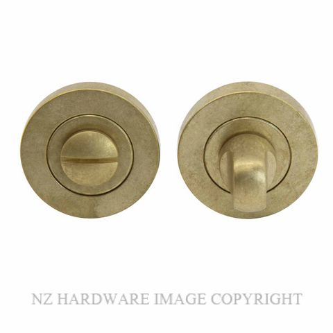 WINDSOR 8188 RLB PRIVACY TURN & RELEASE - 50MM ROSE RUMBLED BRASS