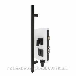 WINDSOR 1371 BLK 7055 600MM PULL+ 1365 LOCK +5264 DRSTP BLACK