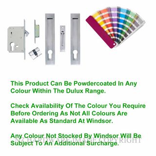 WINDSOR 1270 PC SQUARE LOCKING FLUSHPULL KIT 250X37MM POWDER COAT