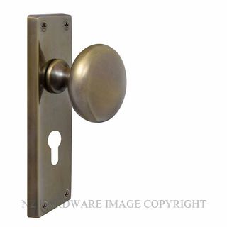 WINDSOR 3002 E48 OR VICTORIAN KNOB LOCK - EURO 48MM OIL RUBBED BRONZE