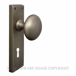 WINDSOR 3002L RB VICTORIAN KNOB LOCK ROMAN BRASS