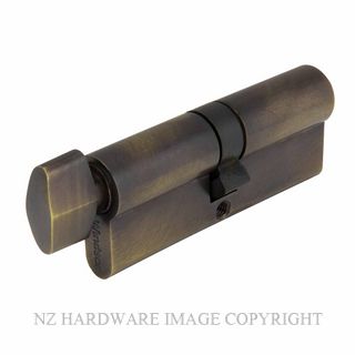 WINDSOR 1223 OR 80MM EURO CYLINDER - KEY/TURN OIL RUBBED BRONZE