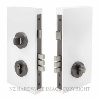 WINDSOR 1248 GN UNI-TURN LOCK ROUND 60MM GRAPHITE NICKEL