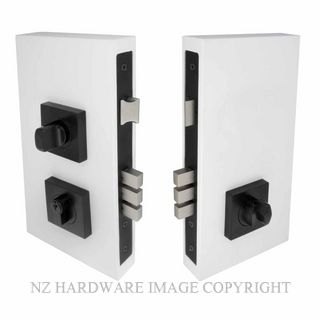 WINDSOR 1249 BLK UNI-TURN LOCK SQUARE 60MM MATT BLACK