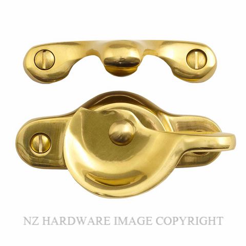 WINDSOR 5025 UB SASH FASTENER UNLACQUERED BRASS