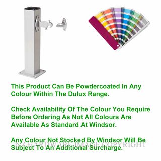 WINDSOR 5316 PC PEDESTAL POST DOORSTOP HLDR (INC 5133) POWDER COAT
