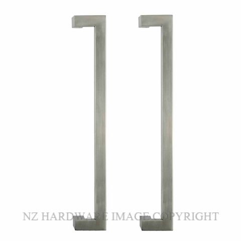 NZH PULL 1625B OFFSET PULL HANDLE BACK TO BACK PAIR SATIN STAINLESS 304