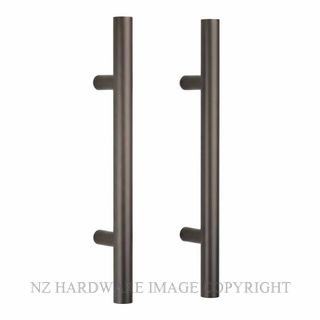 NZH PULL 1614 800 32PEB 800MM O/A 600MM CENTRES 32MM DIA. ELECTRO BRONZE