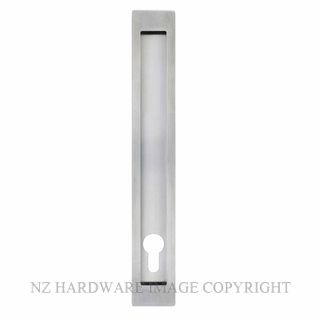 WINDSOR 5305E SS LONG SQUARE FLUSHPULL 250X37MM EURO STAINLESS STEEL