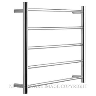 ALEXANDER ELAN 7A02 5 BAR 30R HEATED TOWEL LADDER POLISHED STAINLESS