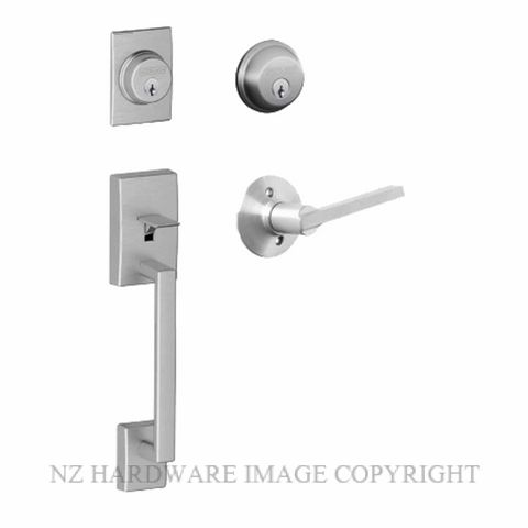 SCF62 CE LAT SC SCHLAGE CENTURY LATITUDE GRIPSET SATIN CHROME