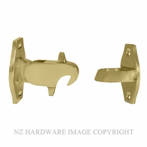 WINDSOR 5133 UB AUTO DOOR HOLDER UNLACQUERED BRASS