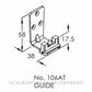 BRIO 106AT ADJUSTABLE GUIDE MULTIPULE PANELS T SLOT