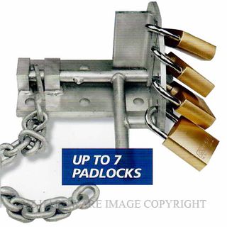 CARBINE CMPS-7 MULTI PADLOCK GATE LOCK