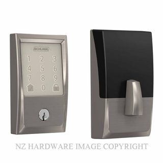 SCHLAGE SCSRE60121 ENCODE DEADBOLT SATIN NICKEL