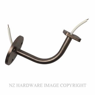 NZ HARDWARE BB1 LED HANDRAIL BRACKETS FLORENTINE BRONZE